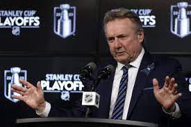 Winnipeg Jets head coach Rick Bowness speaks to the media after the team is eliminated from the playoffs.
