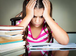 Students claim to be overwhelmed with homework after spending many waking hours at school. 