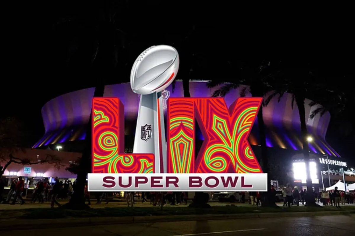 SuperBowl 2025 logo colors are in the works. 