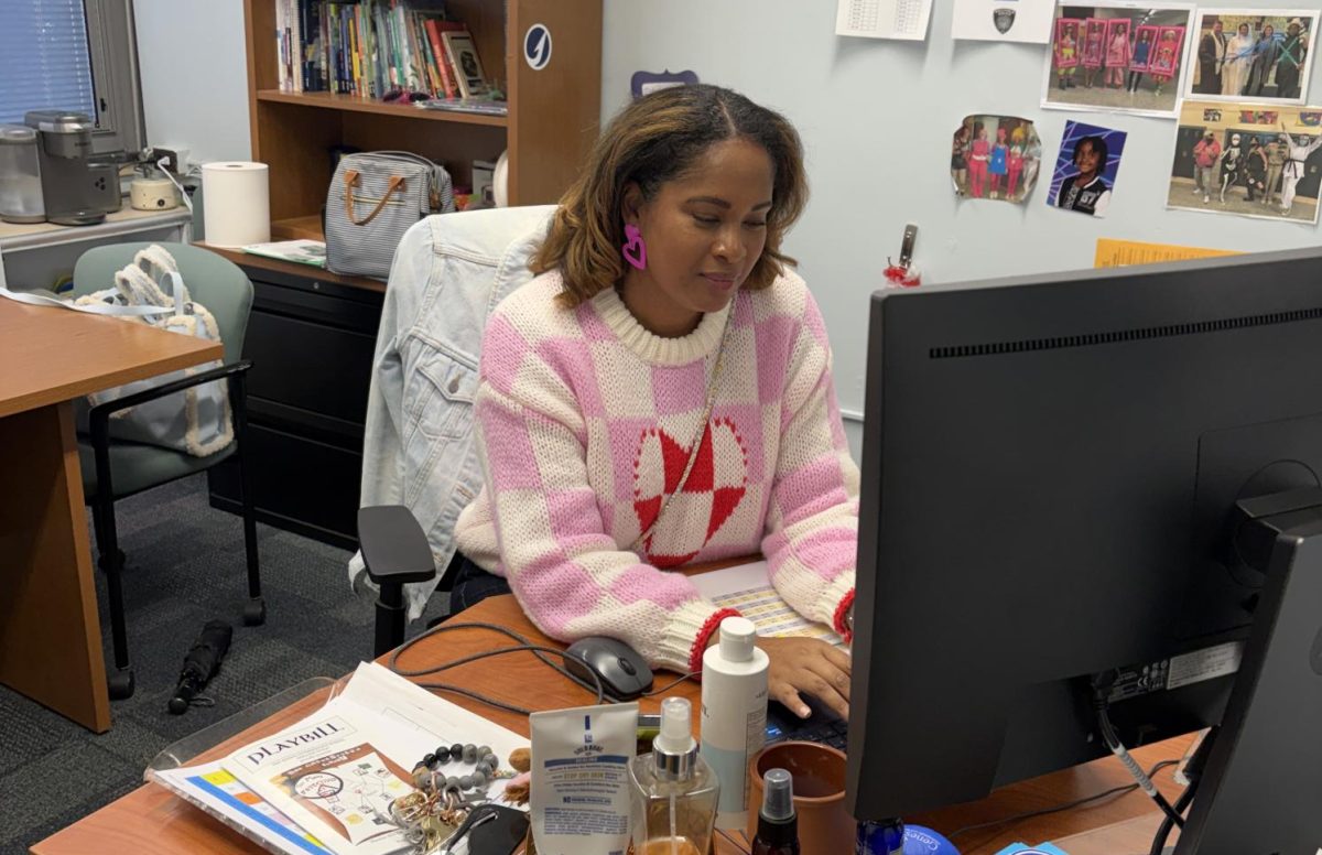 Principal LaNova Schall gets emails from Gaggle when the system flags students for searching dangerous content on their school issued Chromebooks. 